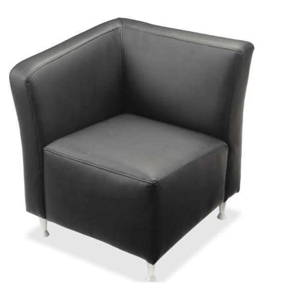 Lorell Fuze Modular Series Right Lounge Chair
